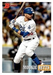 2021 Bowman Heritage Base Set Mookie Betts #20 card