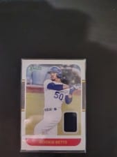 2021 Donruss Retro 1987 Materials Mookie Betts #87M-MB card
