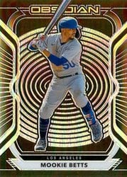 2021 Panini Chronicles Obsidian Mookie Betts #8 card