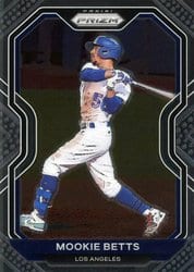 2021 Panini Prizm Base Set Mookie Betts #244 card