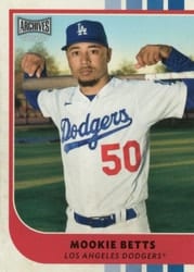 2021 Topps Archives Snapshots Base Set Mookie Betts #35 card