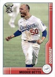 2021 Topps Big League Base Set Mookie Betts #67 card