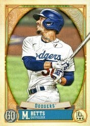 2021 Topps Gypsy Queen Base Set Mookie Betts #250 card
