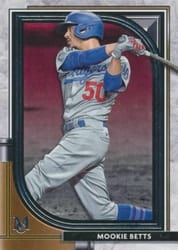 2021 Topps Museum Collection Base Set Mookie Betts #40 card