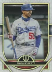 2021 Topps Tribute Base Set Mookie Betts #13 card
