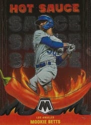2022 Panini Mosaic Hot Sauce Mookie Betts #HS-1 card