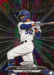2022 Panini Prizm Fearless Mookie Betts #FL-5 card