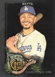2022 Topps Allen & Ginter X Base Set Mookie Betts #49 card
