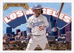 2022 Topps Archives Postcards Mookie Betts #PC-8 card