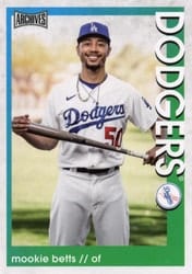 2022 Topps Archives Snapshots Base Set Mookie Betts #31 card