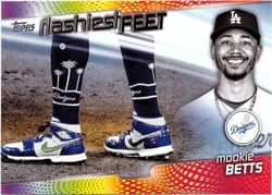 2022 Topps Flashiest Feet Mookie Betts #FF-1 card
