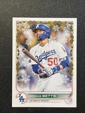 2022 Topps Holiday Mookie Betts SSSP Variation #HW176 card