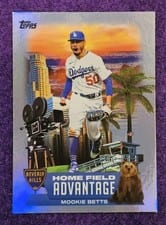 2022 Topps Home Field Advantage Mookie Betts #HA-8 card