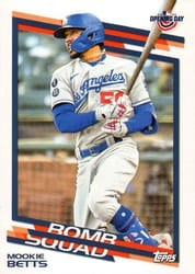 2022 Topps Opening Day Bomb Squad Mookie Betts #BS-18 card