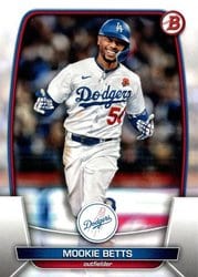2023 Bowman Base Set Mookie Betts #20 card