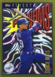 2023 Finest Flashbacks Base Set Mookie Betts #164 card