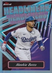 2023 Finest Headliners Mookie Betts #FH-18 card