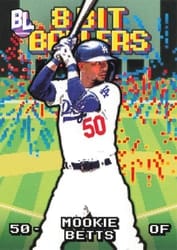 2023 Topps Big League 8-Bit Ballers Mookie Betts #8B-1 card