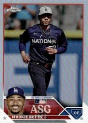 2023 Topps Chrome Update 2023 All-Star Game Mookie Betts #ASGC-5 card