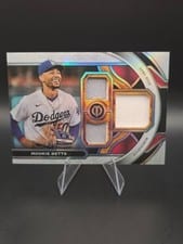 2023 Topps Tribute Triple Relics Mookie Betts #TR-MB card