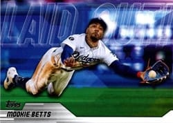 2023 Topps Update Laid Out Mookie Betts #LO-4 card