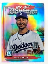 2024 Bowman Chrome My 1st Bowman Mookie Betts #M1B-6 card