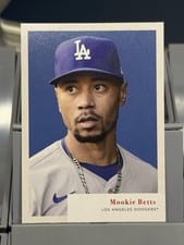 Mookie Betts 2024 Topps Archives 1953 Topps Who-Z-At Star? card