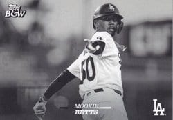 2024 Topps Black & White Base Set Mookie Betts #11 card