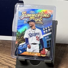 2024 Topps Chrome Summertime in the Park Mookie Betts #SITP-1 card
