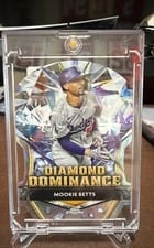 2024 Topps Chrome Update Diamond Dominance Mookie Betts #DD-12 card