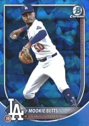 2025 Bowman Chrome Sapphire Edition Base Set Mookie Betts #26 card