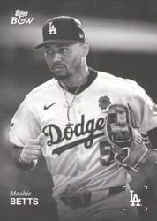 2025 Topps Black & White Base Set Mookie Betts #16 card