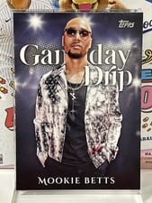 2025 Topps Celebration Mega Box Gameday Drip Mookie Betts #GD-1 card
