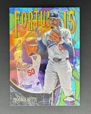 2025 Topps Chrome Logofractor Edition Fortune 15 Mookie Betts #F15-5 card