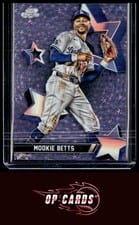 2025 Topps Cosmic Chrome StarFractor Mookie Betts #SF-18 card