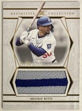 2025 Topps Definitive Collection Jumbo Relic Collection Mookie Betts #DJRC-MB card