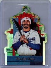 2025 Topps Holiday Die-Cut Ornaments Mookie Betts #PO-11 card