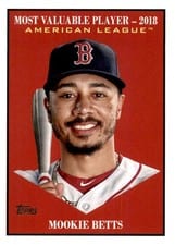 2025 Topps Update Most Valuable Mookie Betts #MV-11 card