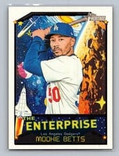 2026 Topps Heritage The Enterprise Mookie Betts #TE-MB card