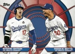 2025 Topps Dynamic Duos Mookie Betts / Shohei Ohtani #DD-2 card