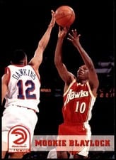 1993-94 Hoops Base Set Mookie Blaylock #2 card