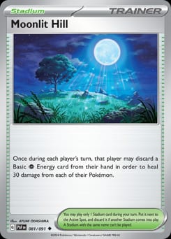 Paldean Fates Moonlit Hill #81 card