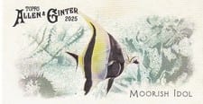 2025 Topps Allen & Ginter 50 Fish From Global Waters (Minis) Moorish Idol #FGW-32 card