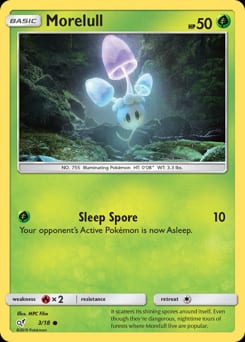Detective Pikachu Morelull #3 card