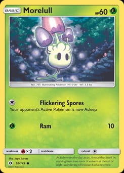 Sun & Moon Morelull #16 card