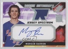 2021-22 SPx Rookie Autograph Jersey Morgan Barron #MB card