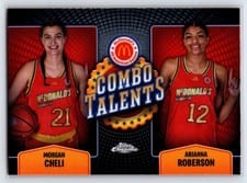 2024 Topps Chrome McDonald's All-American Combo Talents Morgan Cheli #COT-MOR card
