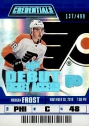 2019-20 Upper Deck Credentials Base Set Morgan Frost #134 card