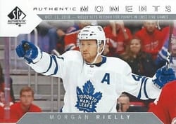 2018-19 SP Authentic Base Set Morgan Rielly - 10/11/18 Most Pts #111 card