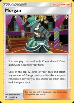 Team Up Morgan #149 card